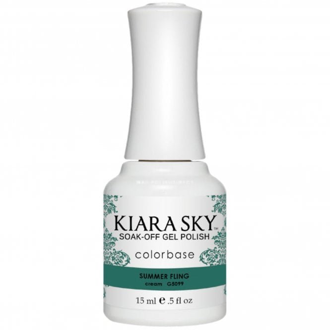 Kiara Sky Soak Off Cruelty Free Gel Polish - Summer Fling 15ml (G5099)