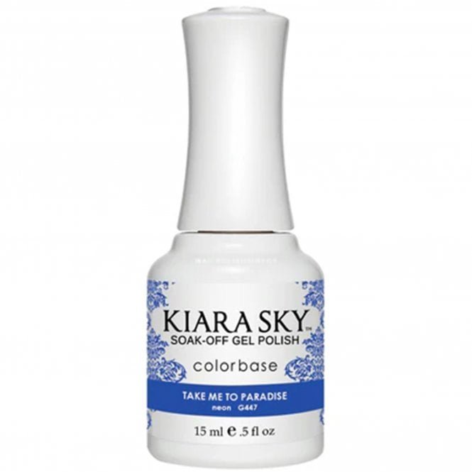 Kiara Sky Soak Off Cruelty Free Gel Polish - Take Me To Paradise 15ml (G447)