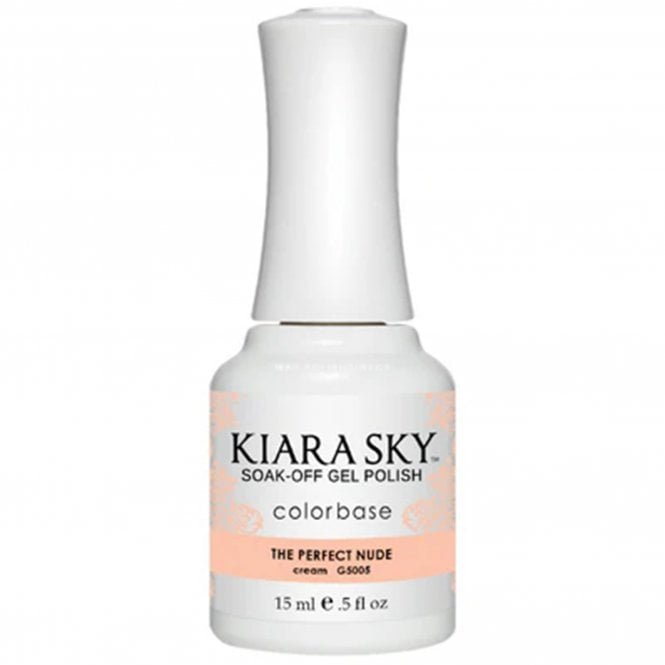 Kiara Sky Soak Off Cruelty Free Gel Polish - The Perfect Nude 15ml (G5005)