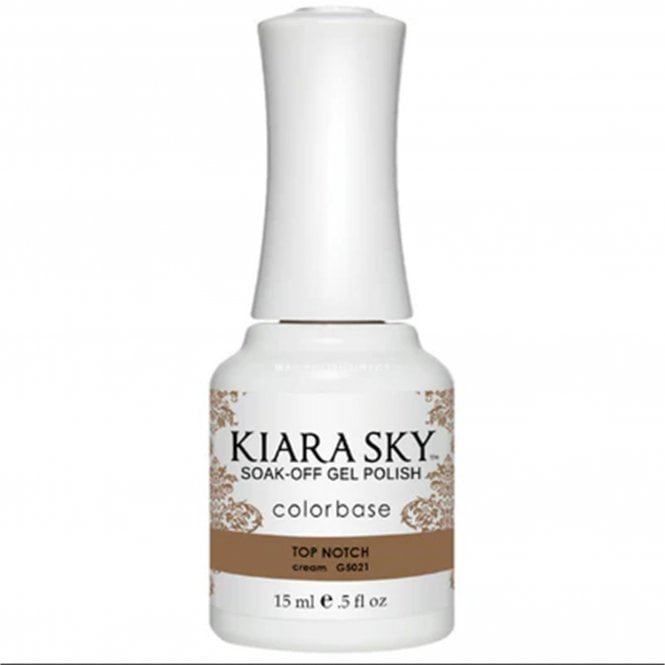 Kiara Sky Soak Off Cruelty Free Gel Polish - Top Notch 15ml (G5021)