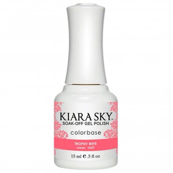 Kiara Sky Soak Off Cruelty Free Gel Polish - Trophy Wife 15ml (G421)