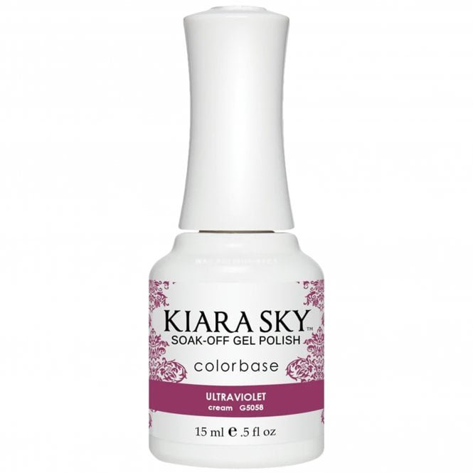 Kiara Sky Soak Off Cruelty Free Gel Polish - Ultraviolet 15ml (G5058)