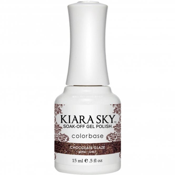 Kiara Sky Soak Off Cruelty Free Gel Polish - Chocolate Blaze 15ml (G467)