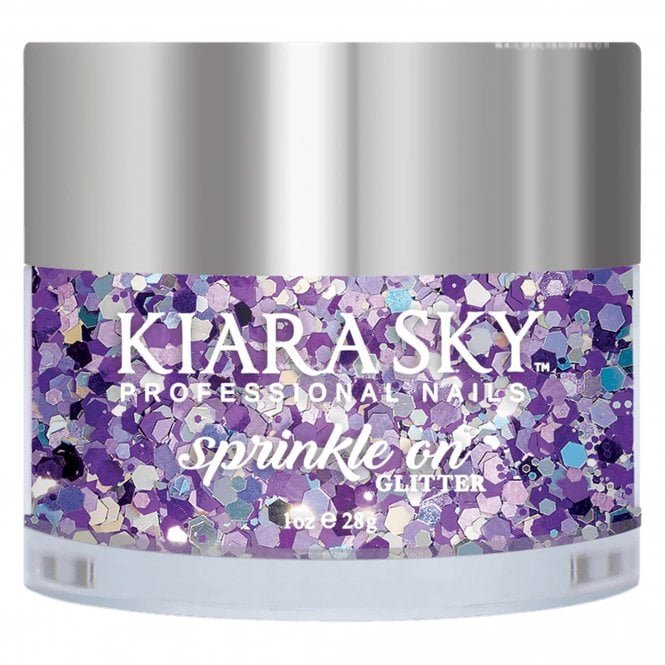 Kiara Sky Sprinkle On 3D Nail Glitters - Amethyst 28g (SP236)