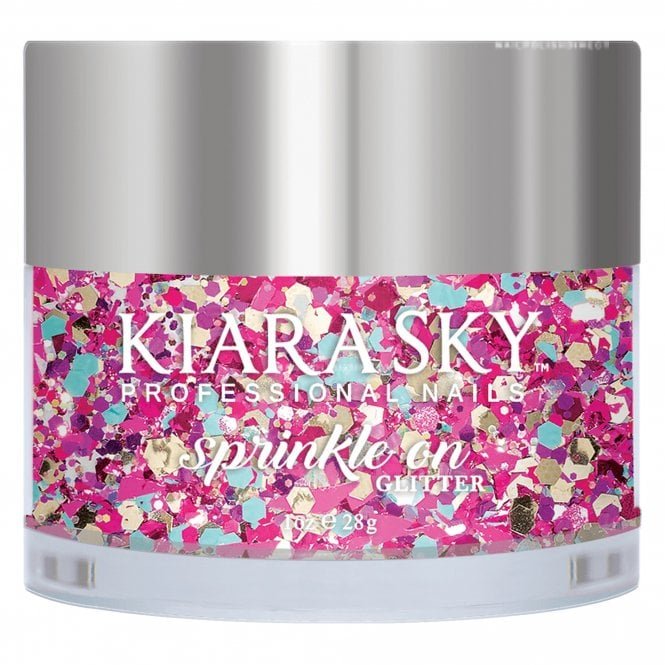 Kiara Sky Sprinkle On 3D Nail Glitters - B-Day Bash 28g (SP224)