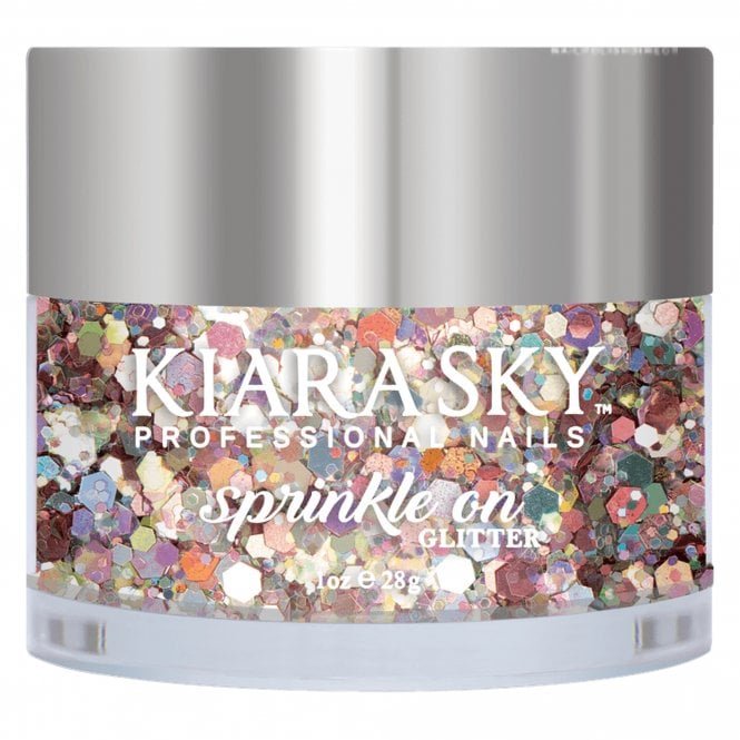 Kiara Sky Sprinkle On 3D Nail Glitters - Boss B 28g (SP244)