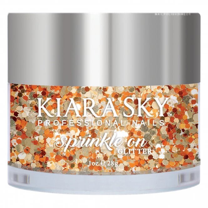 Kiara Sky Sprinkle On 3D Nail Glitters - Copperella 28g (SP212)