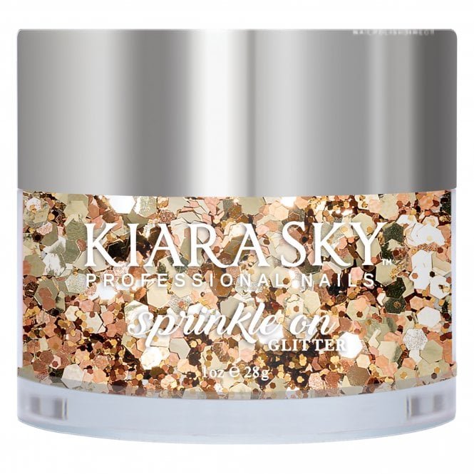 Kiara Sky Sprinkle On 3D Nail Glitters - Deja Brew 28g (SP213)
