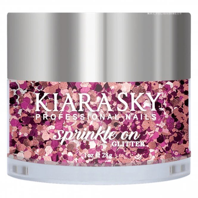 Kiara Sky Sprinkle On 3D Nail Glitters - Flirtini 28g (SP239)