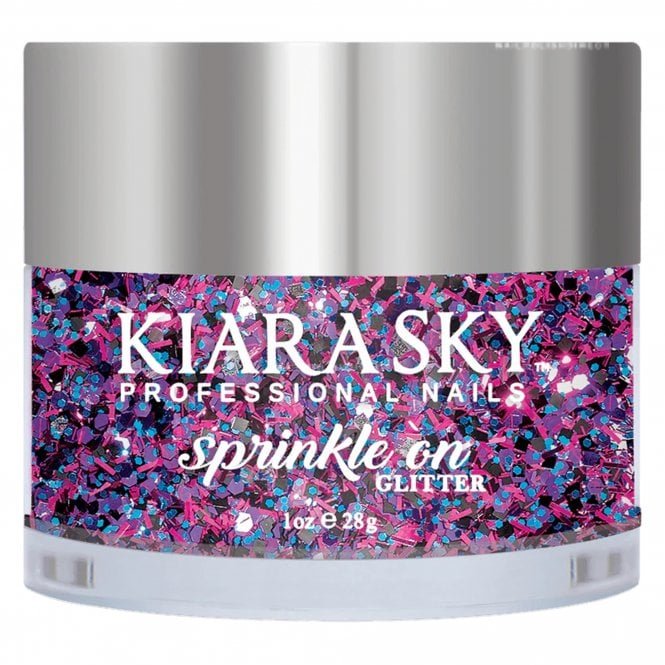 Kiara Sky Sprinkle On 3D Nail Glitters - Nebula 28g (SP230)