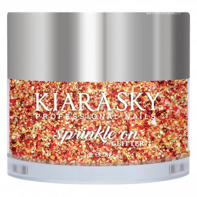 Kiara Sky Sprinkle On 3D Nail Glitters - Queen Of Hearts 28g (SP207)