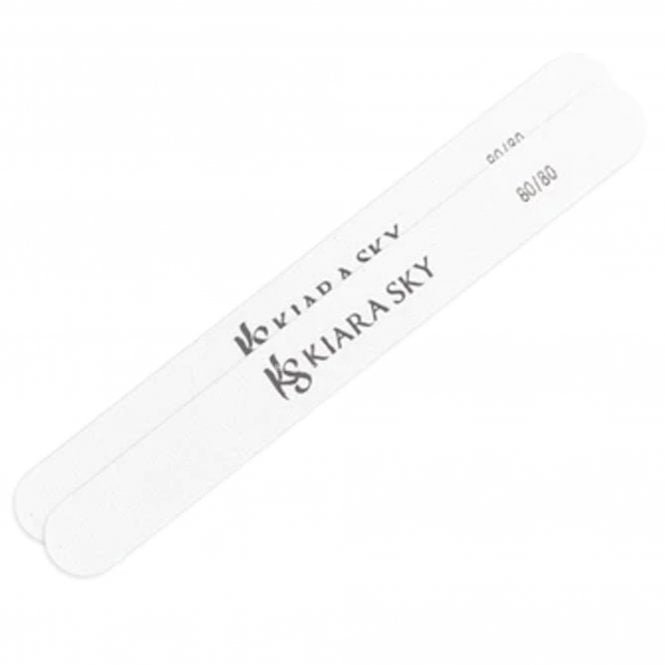 Kiara Sky Straight Nail Files - 80/80 grit (pack of 5)