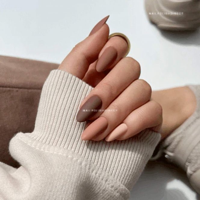 Kiara Sky Xpress Acrylic Press On Nails - Cocoa Rush (XPAM03)