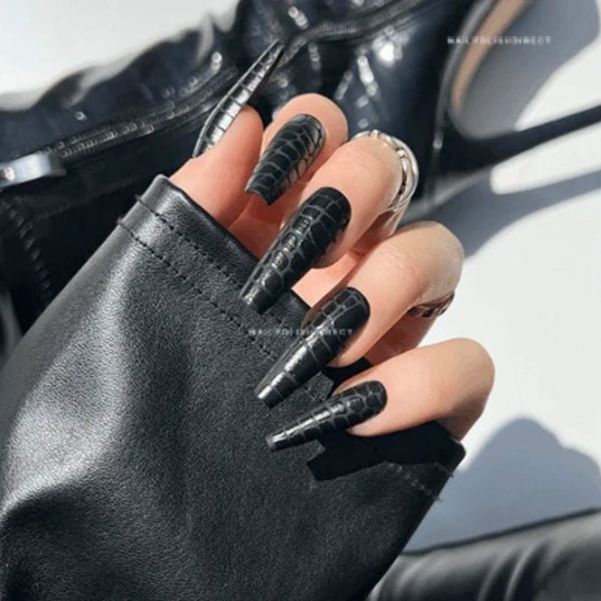 Kiara Sky Xpress Acrylic Press On Nails - Dark Soul (XPCL02)