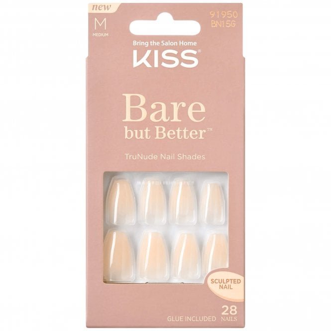 Kiss Inc. Bare But Better False Nails - Embrace It (BN15G)(1 x 2g)