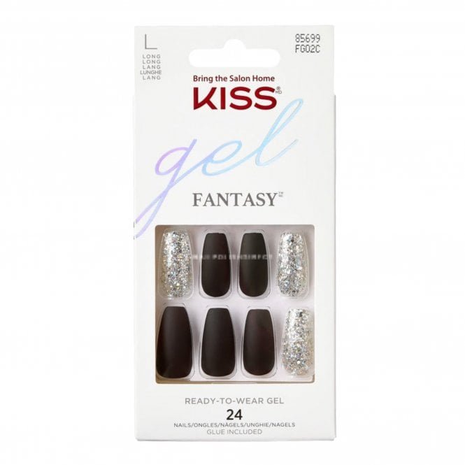 Kiss Inc. Gel Fantasy False Nails - A Whole New World (24 Nails & Adhesive 2g)