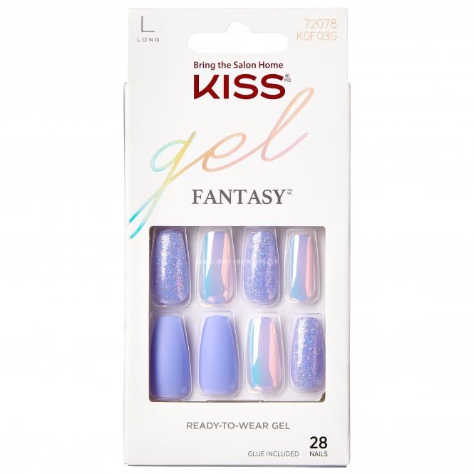 Kiss Inc. Gel Fantasy False Nails - Parasol (28 Nails & Adhesive 2g)