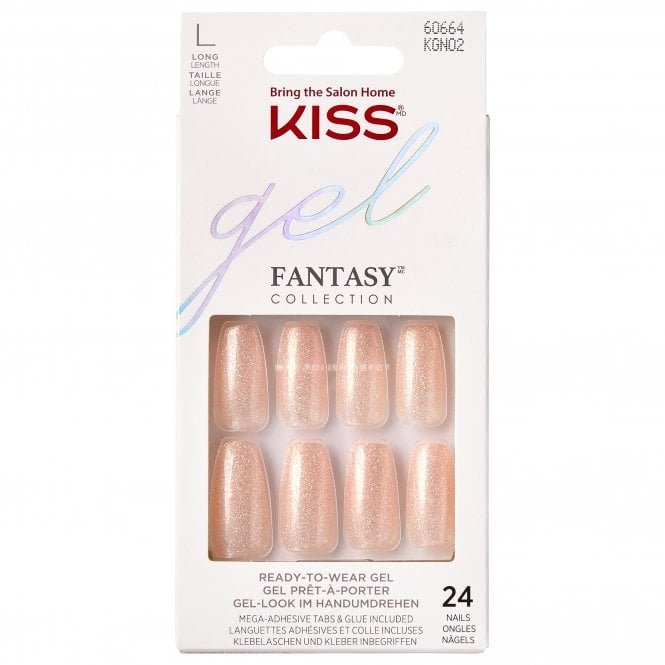 Kiss Inc. Gel Fantasy False Nails - Rock Candy (28 Nails & Adhesive 2g)
