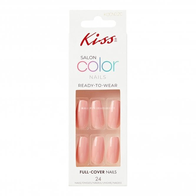 Kiss Inc. Salon Colour False Nails - Fake Smile (24 Nails & Adhesive 2g)