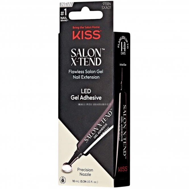 Kiss Inc. Salon X-Tend Gel Nail Extension Soft Gel Adhesive 10ml (SXA01G)