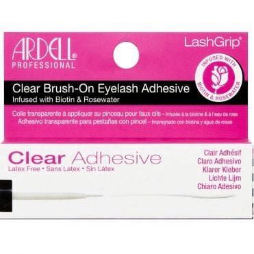 Lash Grip False Strip Lash Adhesive With Rose Water & Biotin - Clear 7g (67595)