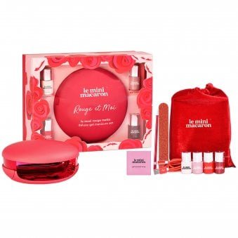 Le Maxi Deluxe Gel Manicure Set - Rouge & Moi (4x8.5ml)