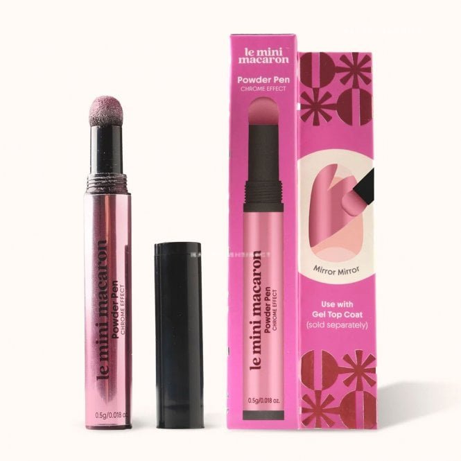 Le Mini Macaron Chrome Powder Nail Art Pen - Pink Revolution