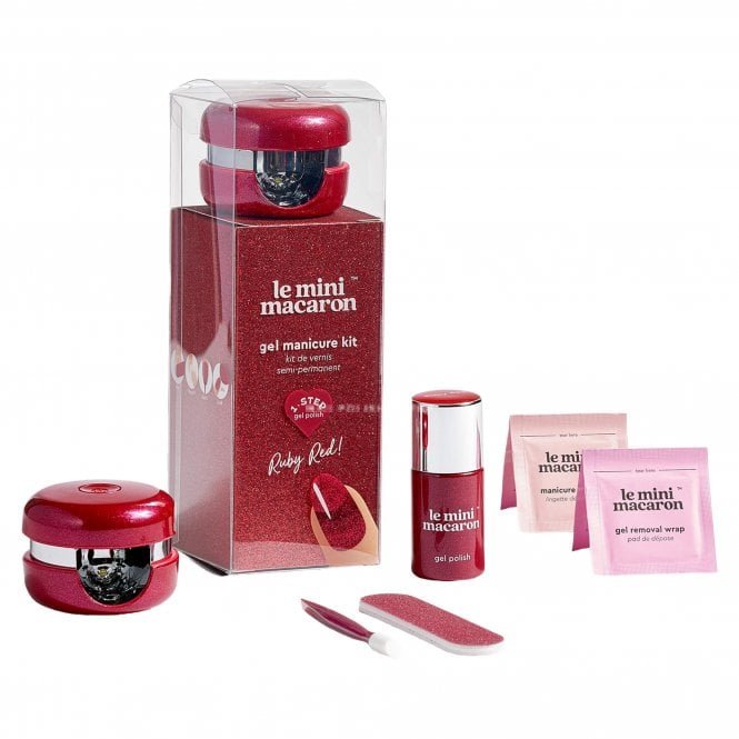 Le Mini Macaron Gel Manicure Kit Holiday - Ruby Red (1 x 8.5ml)
