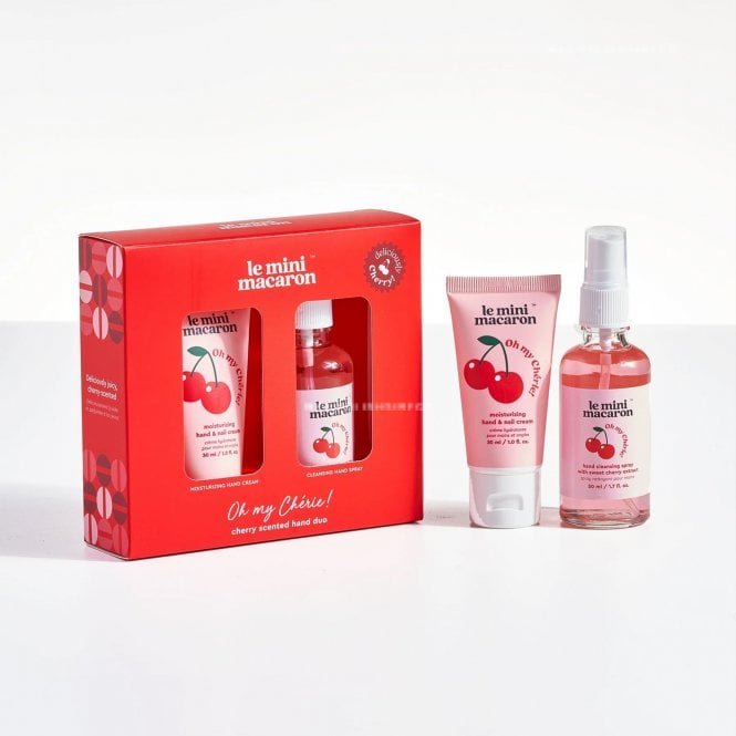 Le Mini Macaron Oh My Cherie - Cherry Scented Hand Duo 50ml