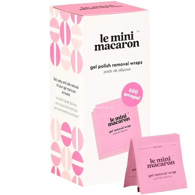 Le Mini Macaron Remover Kit - 100 Remover Wraps