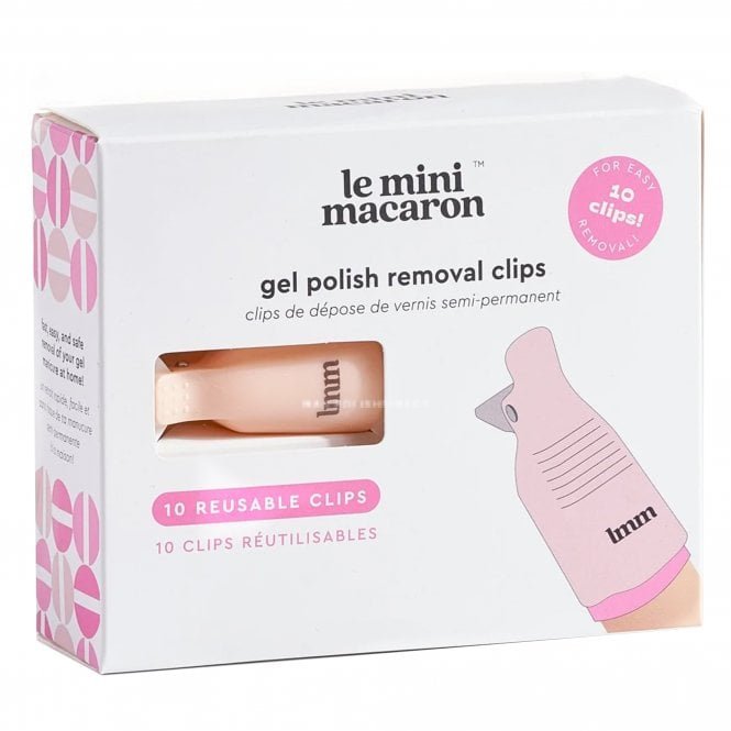 Le Mini Macaron Reusable Gel Polish Remover Clips (10 Clips)