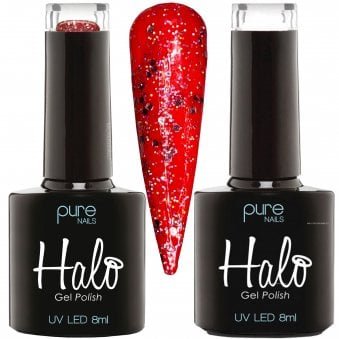 LED/UV Gel Polish Collection - Candy Cane & Red - Duo Set 17 - 2 X 8ml