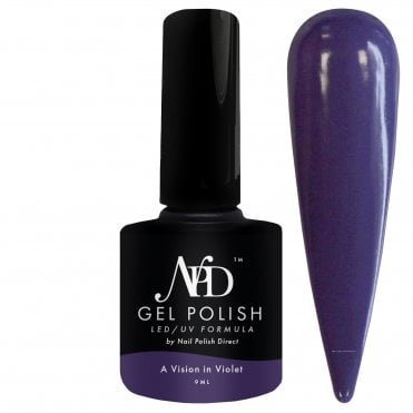 LED/UV Gel Polish - A Vision in Violet 9ml (20797)