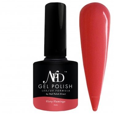 LED/UV Gel Polish - Flirty Flamingo 9ml (21114)