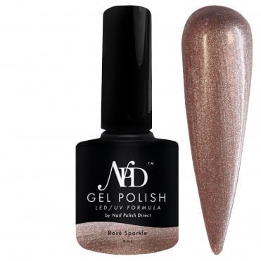 LED/UV Gel Polish - Rose Sparkle 9ml (20193)