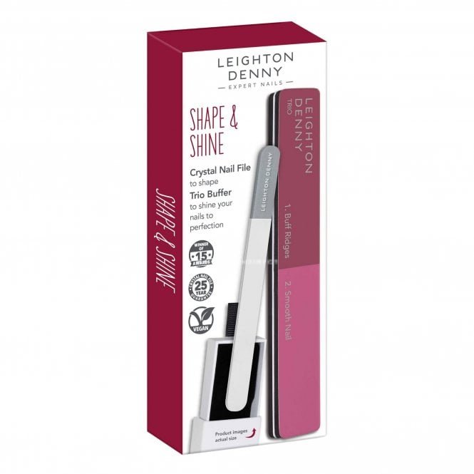 Leighton Denny Crystal Trio Shape & Shine Manicure Kit (LDE3805)