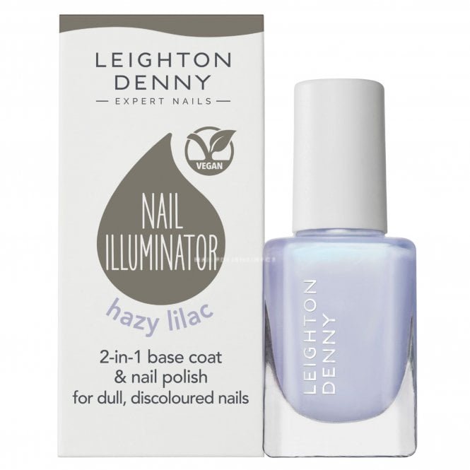Leighton Denny Hazy Lilac Nail Illuminator - Brightening Nail Polish & Base Coat 13.5ml (LDE3244)