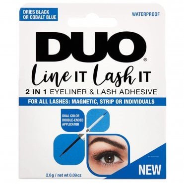 Line It Lash It 2-in-1 Eyeliner & False Eyelash Adhesive - Black & Blue 2.6g (64163INT)