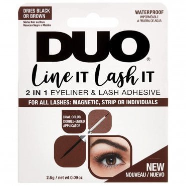 Line It Lash It 2-in-1 Eyeliner & False Eyelash Adhesive - Black & Brown 2.6g (64161INT)