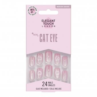 Long Wearing Cat Eye False Nails - Heartthrob (OA4023104)