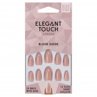 Long Wearing False Nails - Core Colours - Blush Suede (4020716)