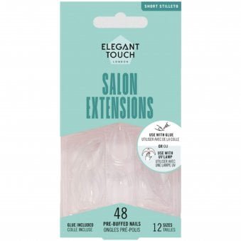Long Wearing False Nails - Salon Extensions - Clear (402298IT)