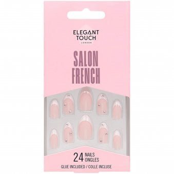 Long Wearing False Nails - Salon French No.128 (OA4022987)