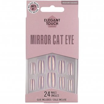 Long Wearing Mirror Cat Eye False Nails (OA4023038)