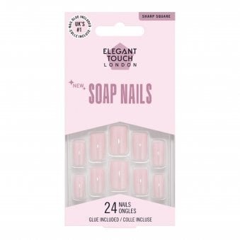 Long Wearing Soap False Nails - Bubble Bliss (OA4023133)