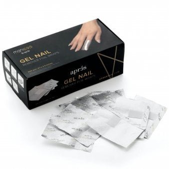 Mani Pedi Professional Gel Nail Remover Foil Wraps (Pack of 200)