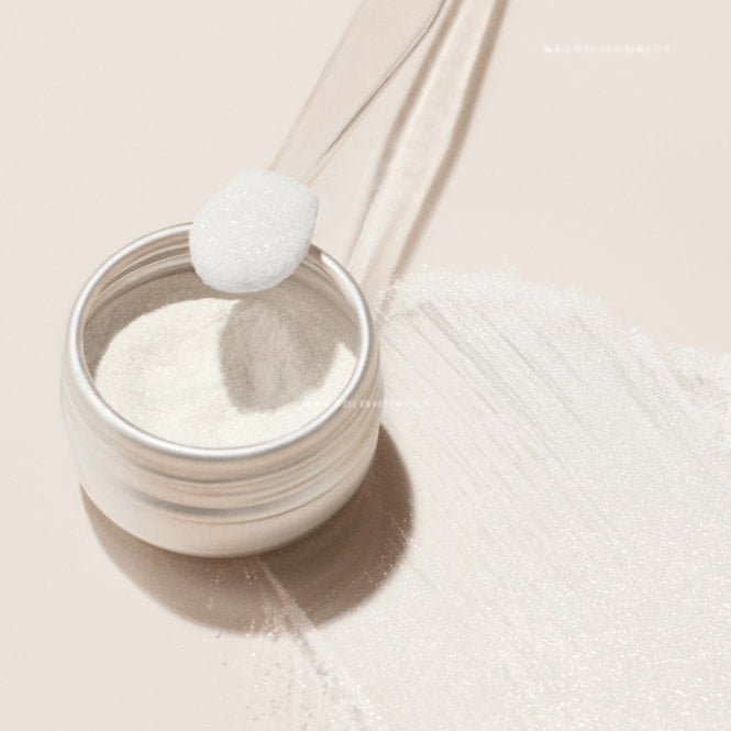 Manucurist Glazed Chrome Effect Powder - White 2g (14228)
