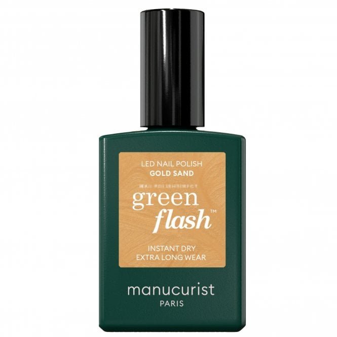 Manucurist Green Flash Hema & TPO Free Gel Polish - Gold Sand 15ml (50023)