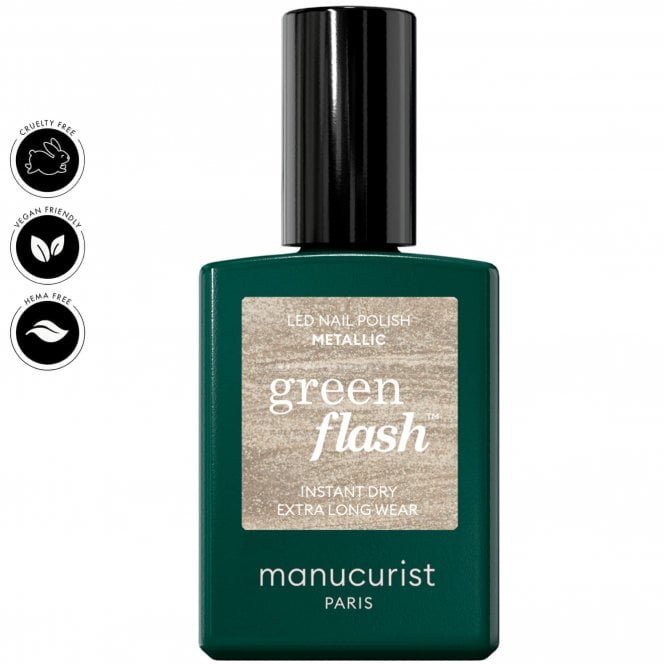 Manucurist Green Flash Hema & TPO Free Gel Polish - Metallic 15ml (51467)