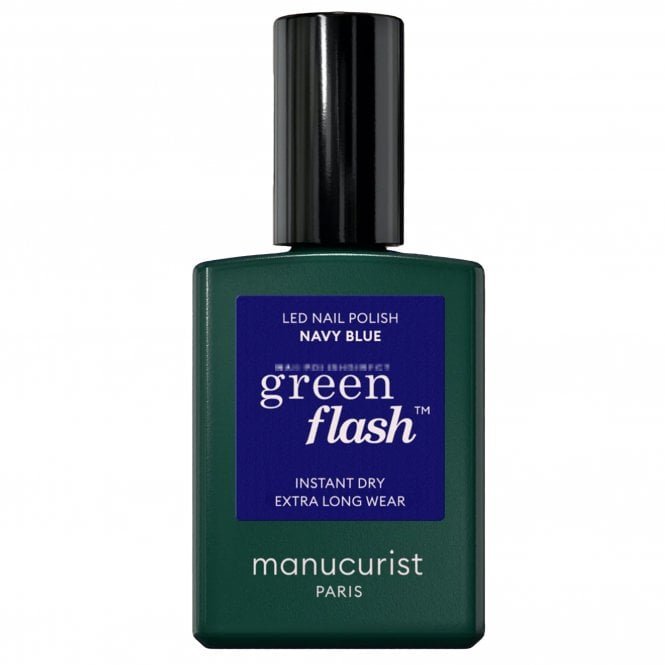 Manucurist Green Flash Hema & TPO Free Gel Polish - Navy Blue 15ml (50066)
